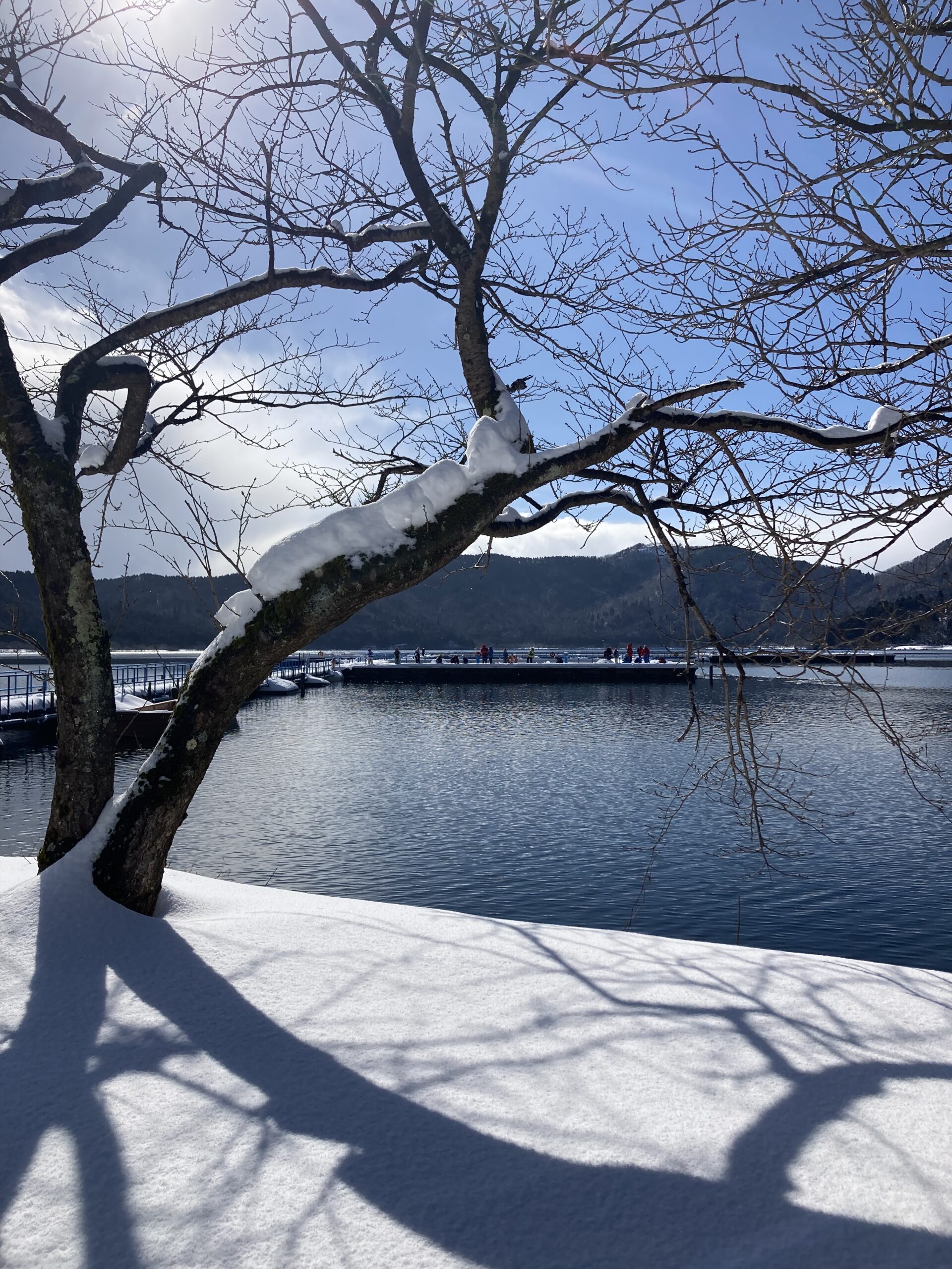 撮りにこんせ‼フォトコンテスト|滋賀・長浜北部|7月2日10枚目 雪の余呉湖